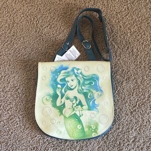 Whimsical Mermaid Print Shoulder Bag